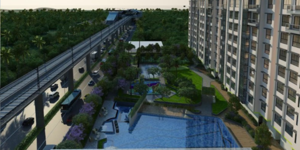 3 BHK Sea View Apartment of 1220 sq.ft. Area with Balcony for Sale at Hubtown Premiere, Andheri West.