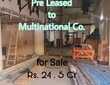 Prime Pre Leased, a Steal Price at Lower Price of Rs. 60k per sft at Worli Main Rd. a 4550 sft Showroom Leased to An International Brand