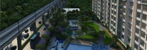 3 BHK Sea View Apartment of 1220 sq.ft. Area with Balcony for Sale at Hubtown Premiere, Andheri West.