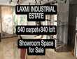 528 sq ft carpet area Shop / Gala for Sale in Laxmi Industrial Estate, Total Visibility from Road -  14 ft height with Mezzaine Also built of 340 sq ft